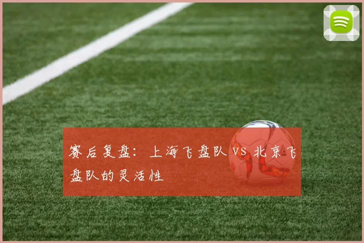 赛后复盘：上海飞盘队 vs 北京飞盘队的灵活性